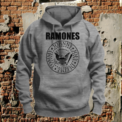 RAMONES - HOODIE, PRESIDENTIAL SEAL (GREY) - 2