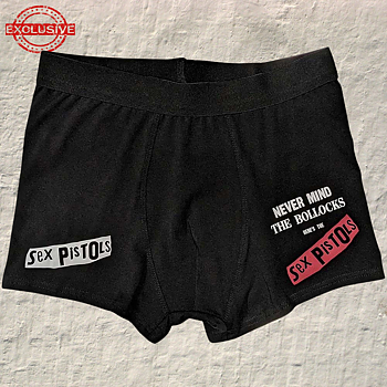 SEX PISTOLS - UNISEX BOXERS, NEVER MIND THE BOLLOCKS ORIGINAL ALBUM