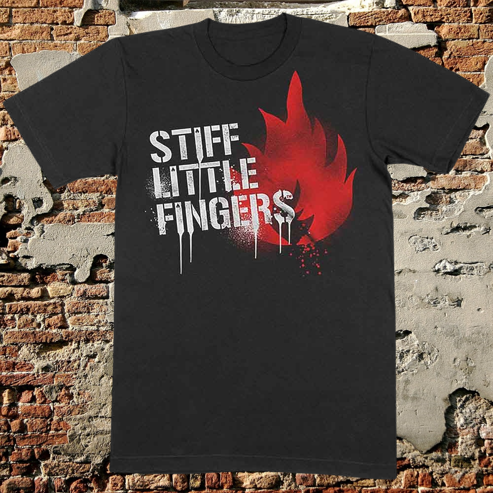 STIFF LITTLE FINGERS - T-SHIRT, GRAFFITI - 2