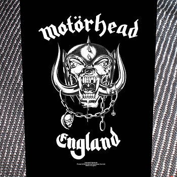 MOTORHEAD - BACK PATCH, ENGLAND