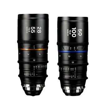 Laowa Nanomorph Zoom 1.5x  28-55mm +50-100mm T2.9 S35 Cinema Anamorphic 2-Lens Kit