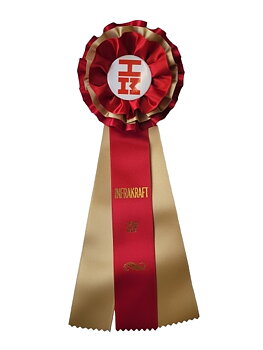 6258 - Rosette für Pferd, Hund, Veranstaltung, 38 cm