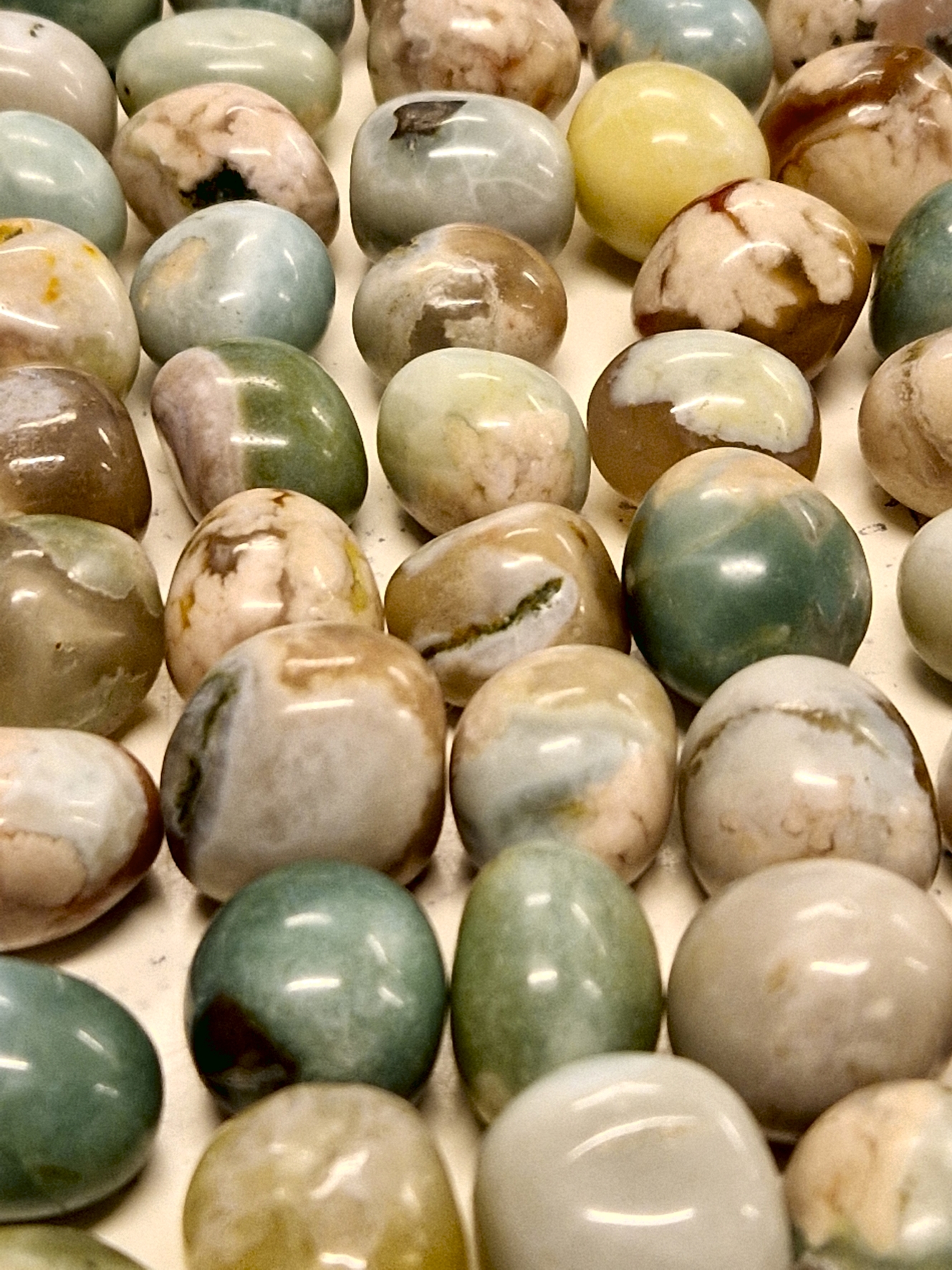 Grön Sakuraagat (Green Sakura Agate) ,  Trumlad - 2