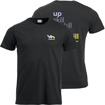 T-shirt, herr inkl. ryggtryck
