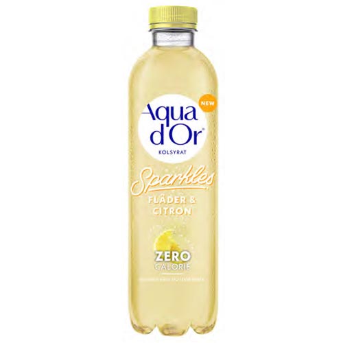 Aquador sparkl. fläder & citron 50cl