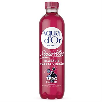 Aquador sparkl. blåbär & svartvinbär 50cl