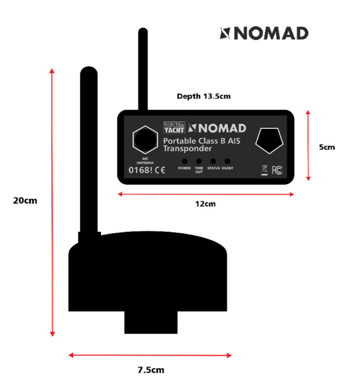 Digital Yacht Nomad 2 inkl GV30-antenn . - 3