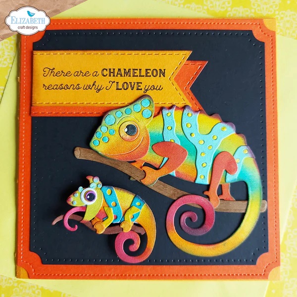 Elizabeth - Jungle sentiments - Stämpelset - 2
