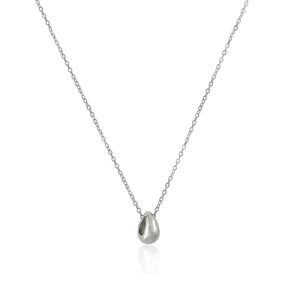 Lineargent Small Pendant Teardrop halsband silver