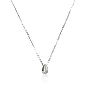 Lineargent Small Pendant Teardrop halsband silver