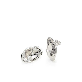 Lineargent Liquid Convex örstickare silver