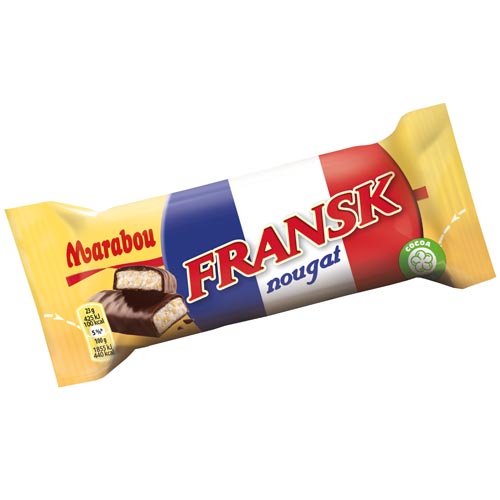 Fransk nougat dubbel 46g