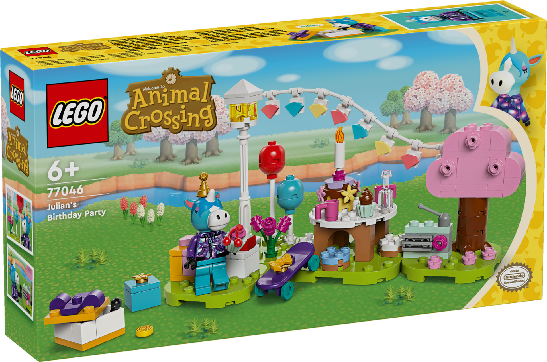 LEGO Animal Crossing 77046 Födelsedagskalas hos Julian - 2