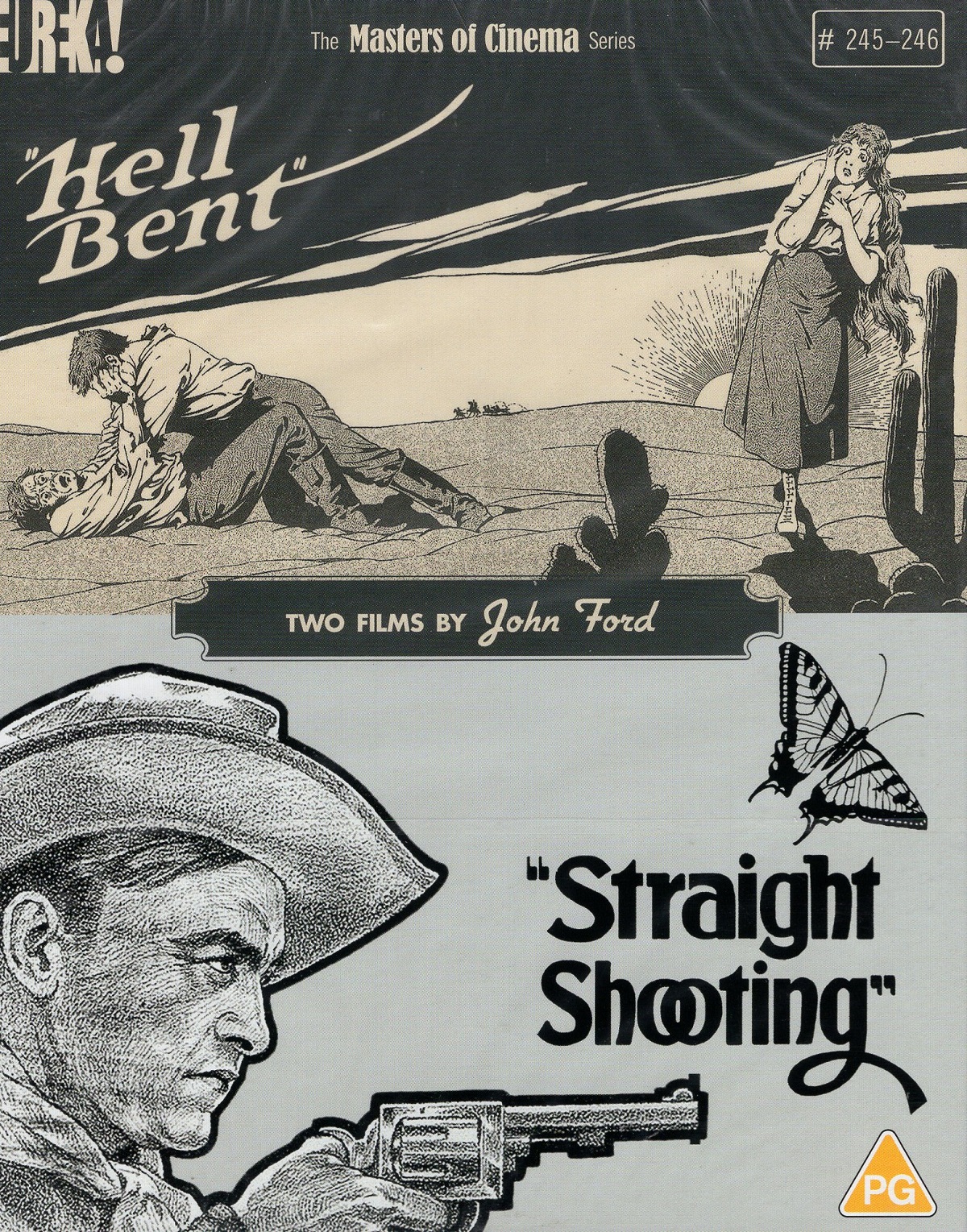 Straight Shooting  / Hell Bent (Limited Edition) (ej svensk text) (Blu-Ray)