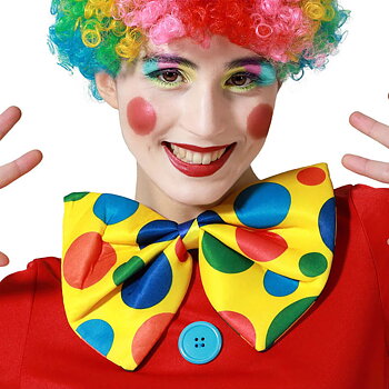 Stor Clown-Fluga på en clown