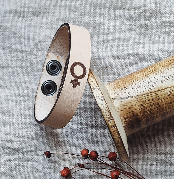 Leather bracelet Femme  - 3