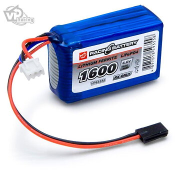 VAPEX Mottagarbatteri Li-Fe 6,6V 1600mAh Kub