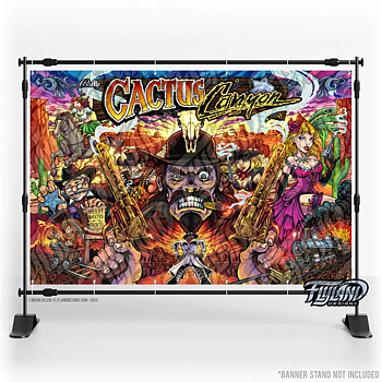Vinyl Banner Large 6(1,8M) ×4 (1,2M) feet - Cactus Canyon