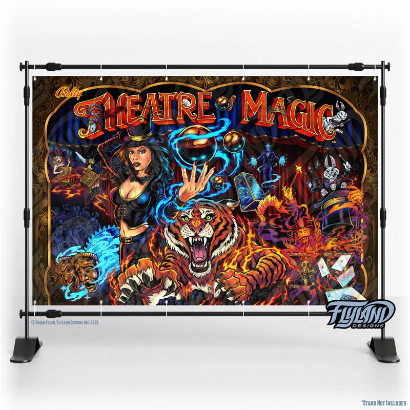 Vinyl Banner Large 6(1,8M) ×4 (1,2M) feet - Theatre of Magic 