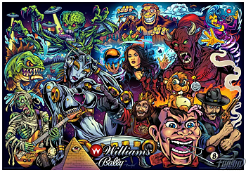 Vinyl Banner Large 6(1,8M) ×4 (1,2M) feet - Williams Mashup VOL 1