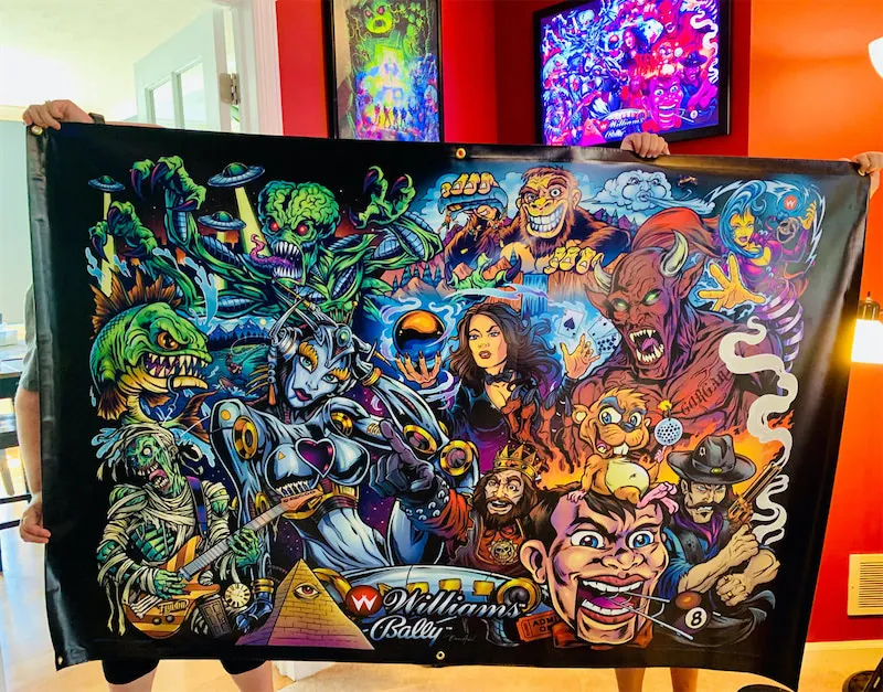 Vinyl Banner Large 6(1,8M) ×4 (1,2M) feet - Williams Mashup VOL 1 - 2