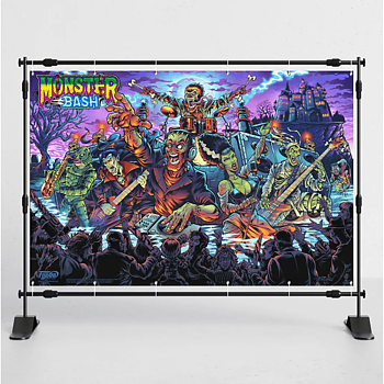 Vinyl Banner Large 6(1,8M) ×4 (1,2M) feet - Monster Bash