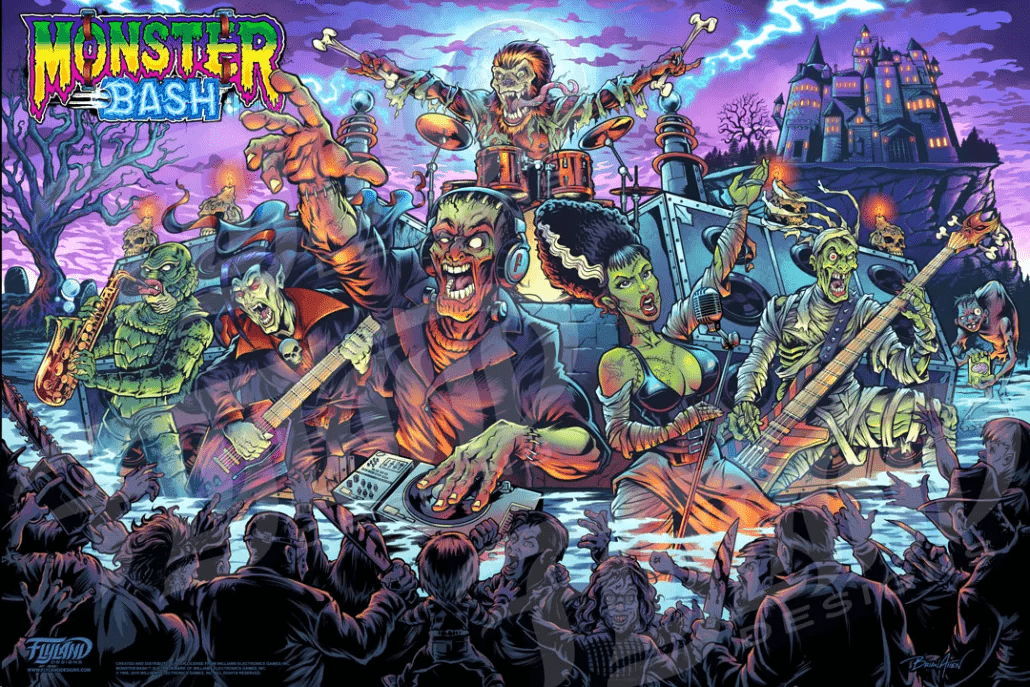 Vinyl Banner Large 6(1,8M) ×4 (1,2M) feet - Monster Bash - 2