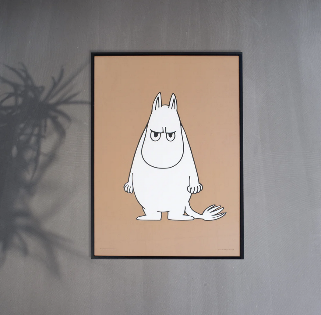 Moomin poster 30x40 cm - Moomintroll Angry - 5
