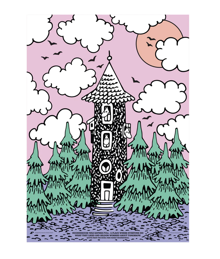 Mumin Affisch 30x40 cm - Mumindalen - 6