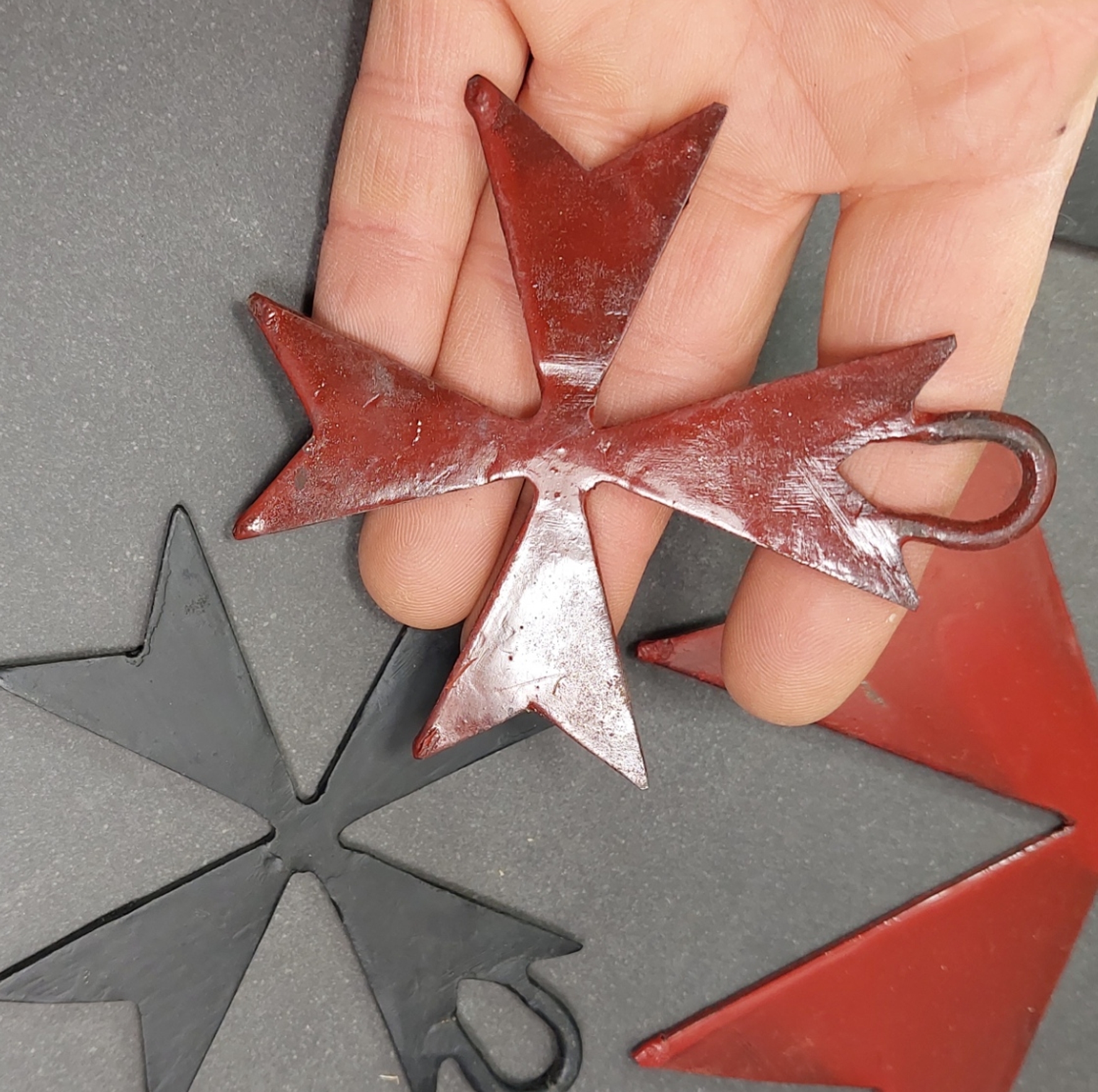 Malteserkors i metall - 2