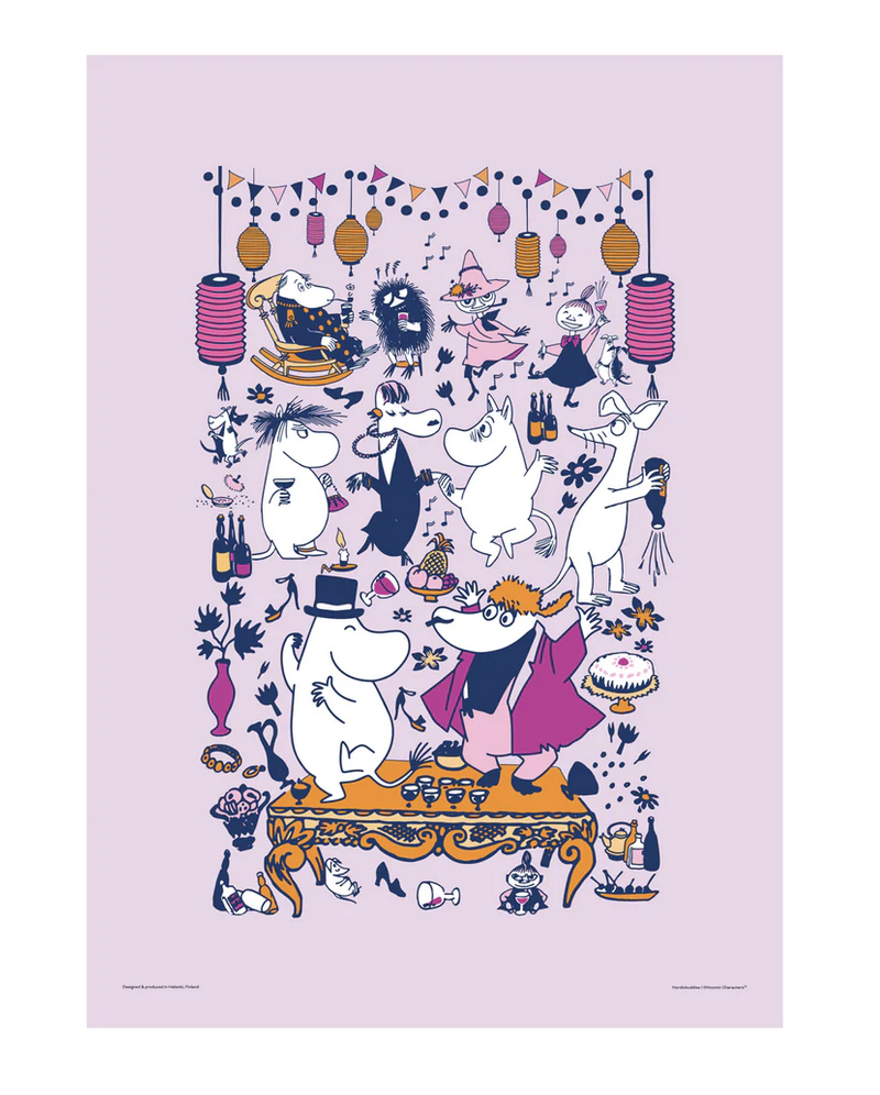 Moomin Poster 30x40 cm - Party - 4
