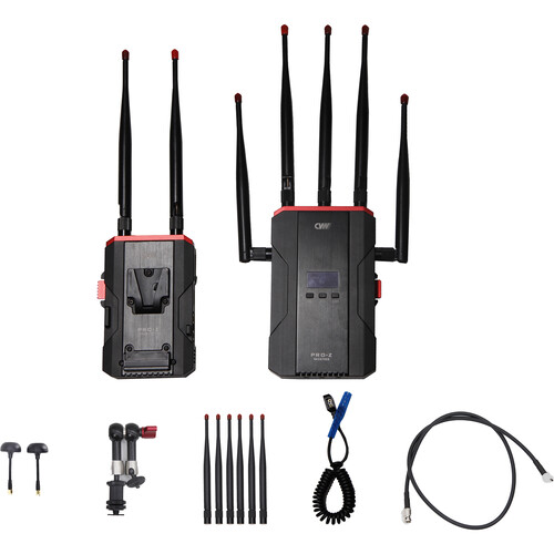 Crystal Video Cvw Pro Z Zero-Delay Wireless Video Transmission Kit - 2