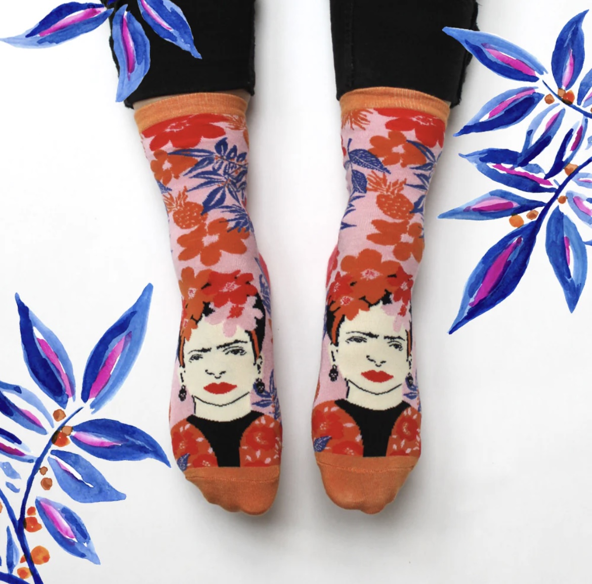 Frida Kahlo Fruit Socks - 2