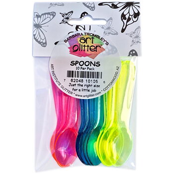 Art glitter - Spoons 10/Pkg