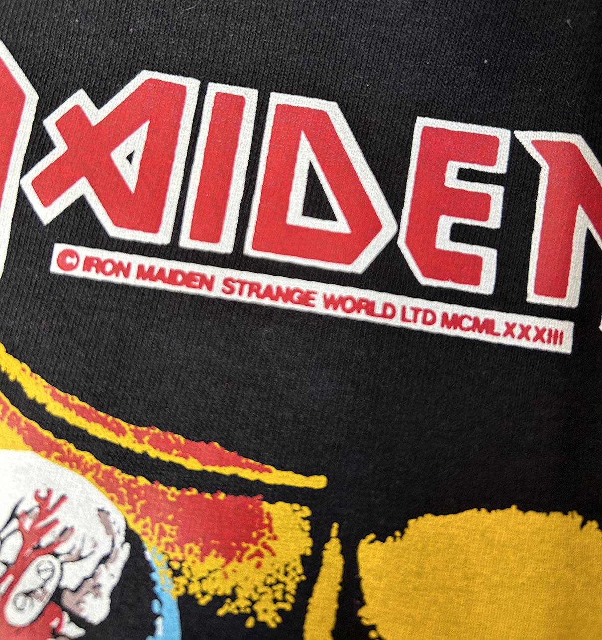 IRON MAIDEN - Piece of Mind T-shirt - 3