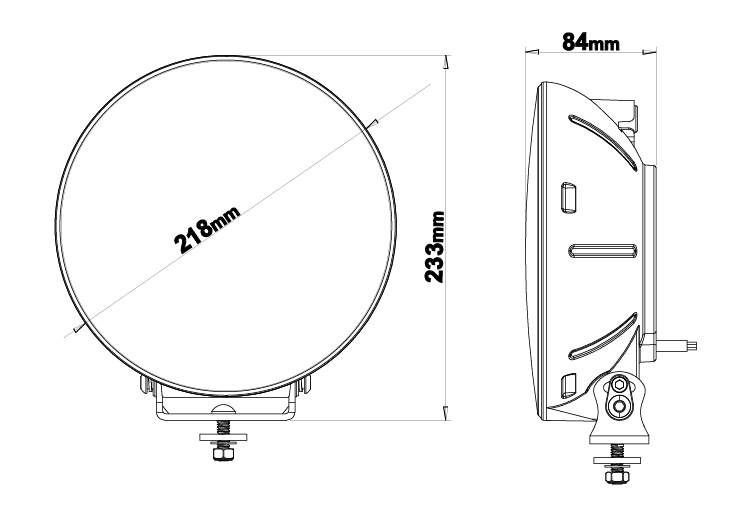 Sarox9+ LED Extraljus 120W - 6