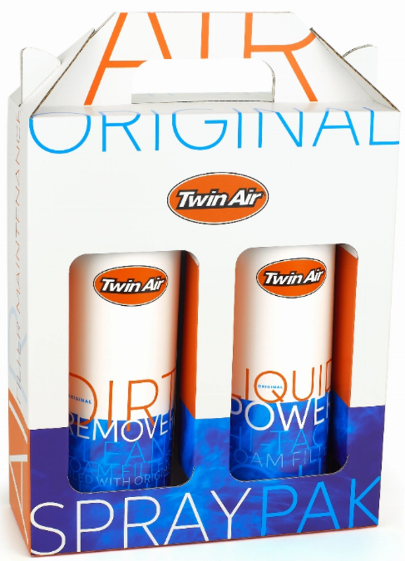 Twin Air Liquid Power Spray + Liquid Dirt Remover Spray Kit (2x500ml)