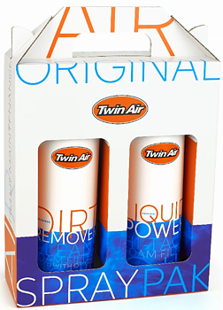 Twin Air Liquid Power Spray + Liquid Dirt Remover Spray Kit (2x500ml)