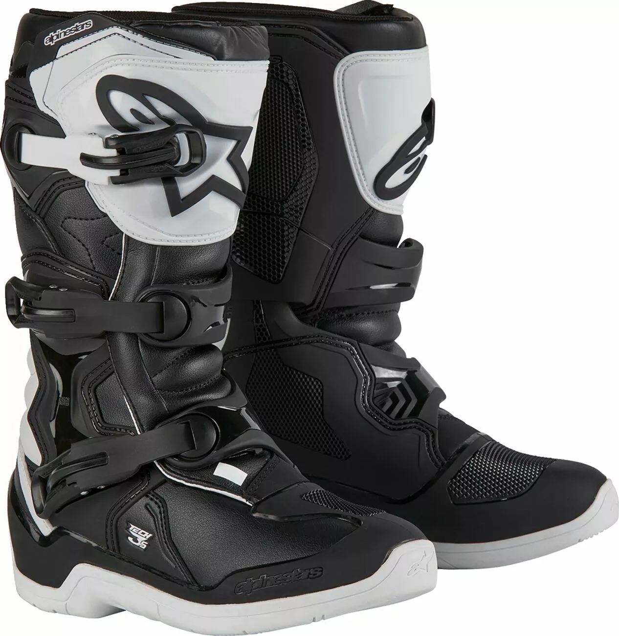 Alpinestars Tech 3s Cross Stövlar Junior Black/White