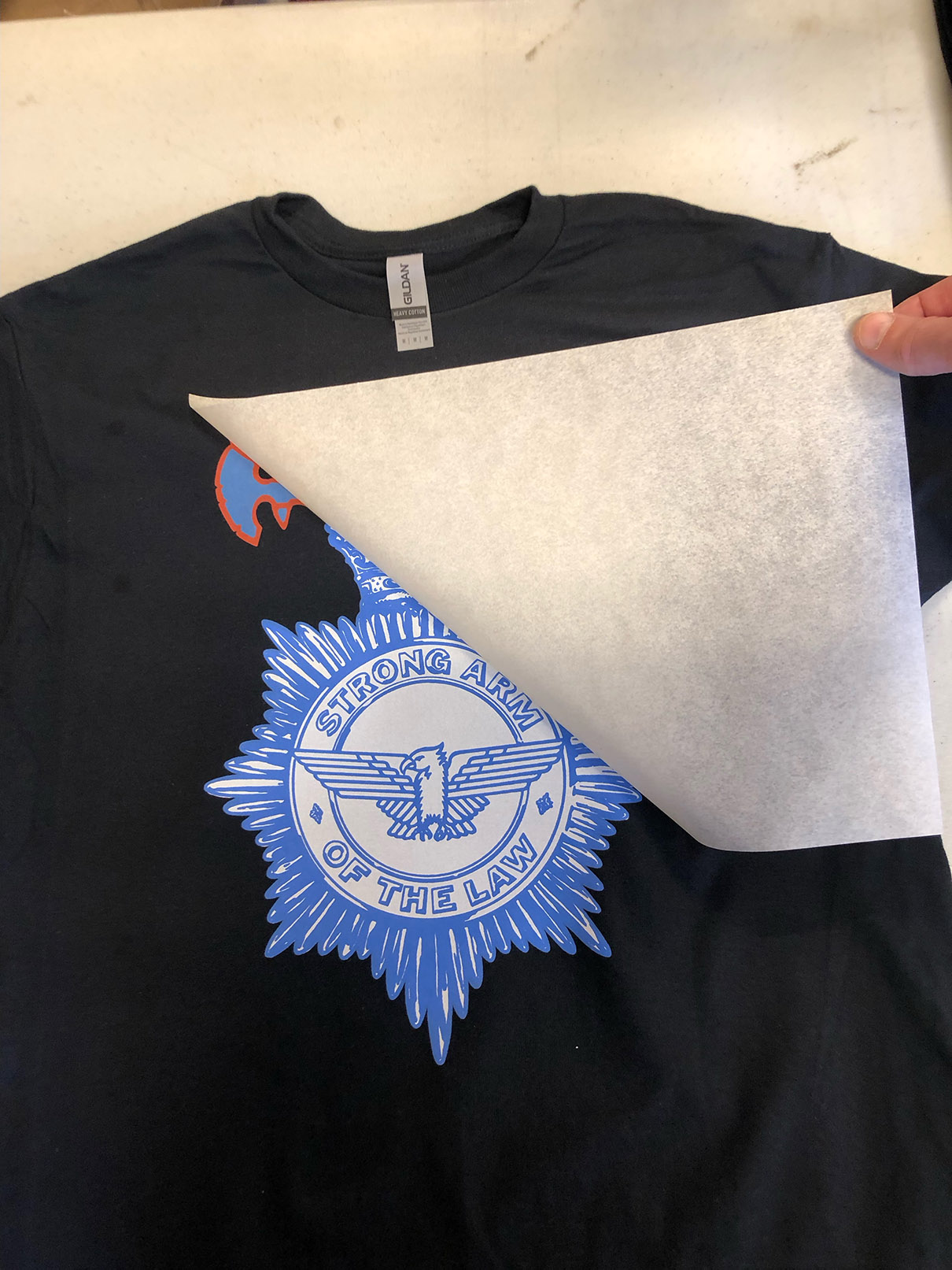SAXON - Strong Arm of the Law T-shirt - 2