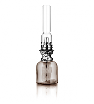 Fotogenlampa Koholmen Rökgrå/Nickel