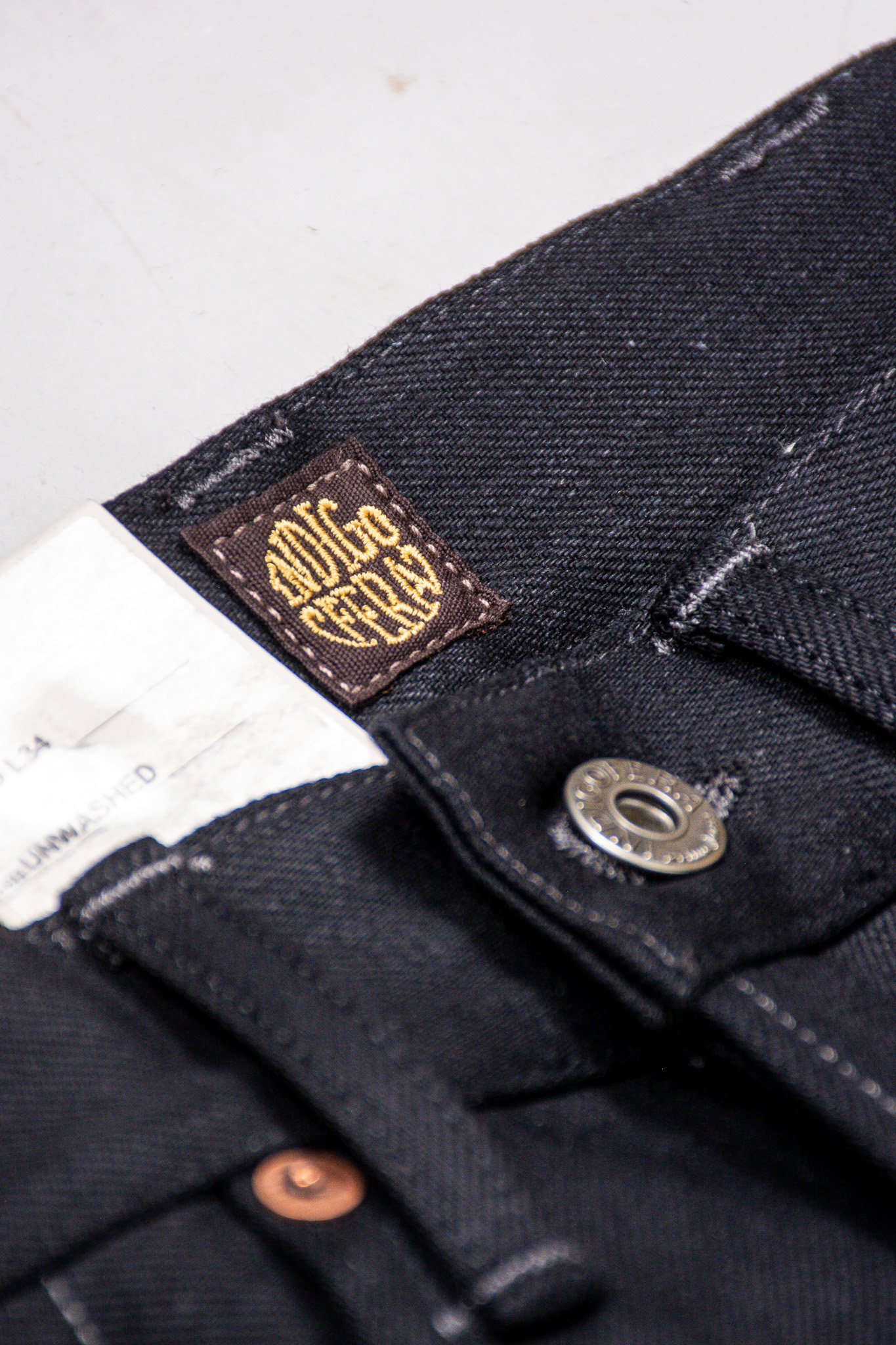 Indigofera - Kain Jeans Gunpowder Black 14oz - 8
