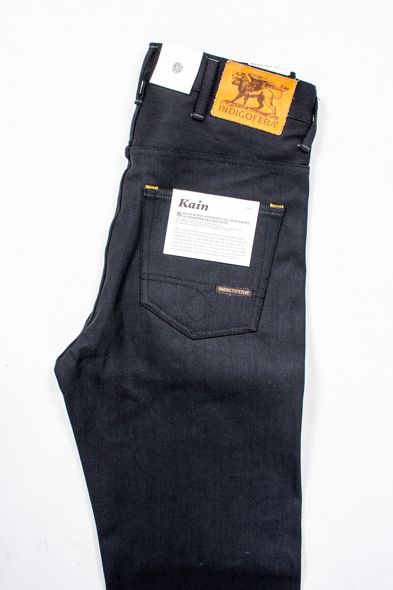 Indigofera - Kain Jeans Gunpowder Black 14oz - 2