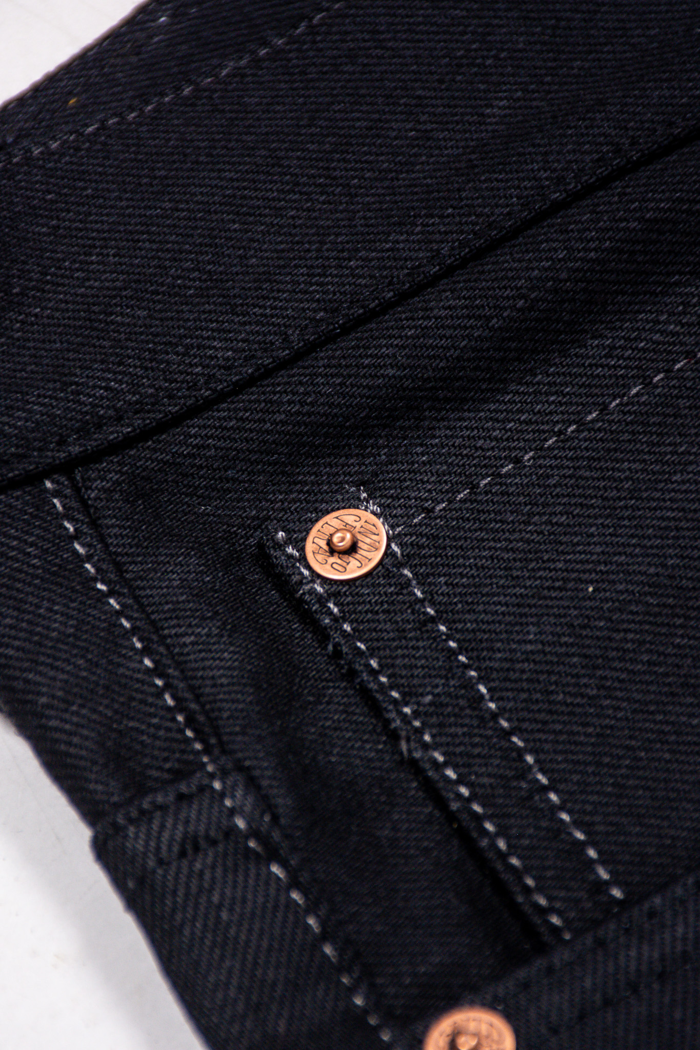 Indigofera - Kain Jeans Gunpowder Black 14oz - 9