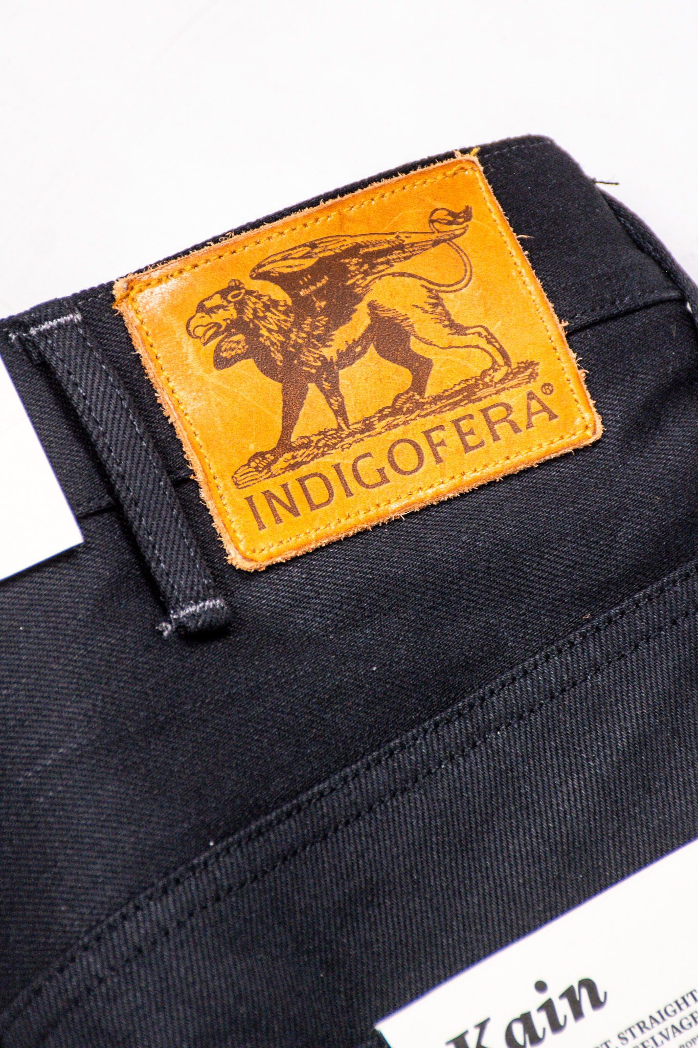 Indigofera - Kain Jeans Gunpowder Black 14oz - 3