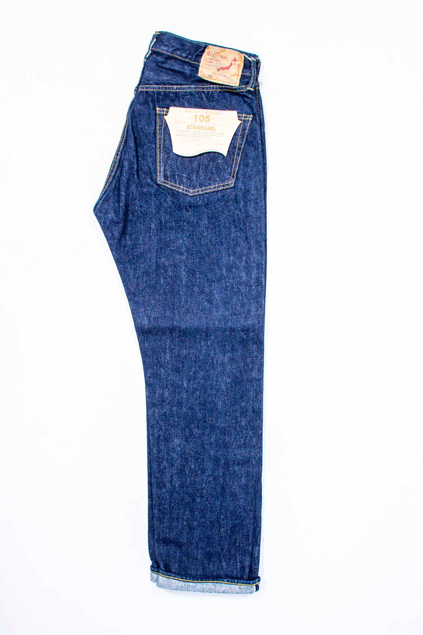 orSlow - 105 Standard Selvedge Denim One Wash - 3