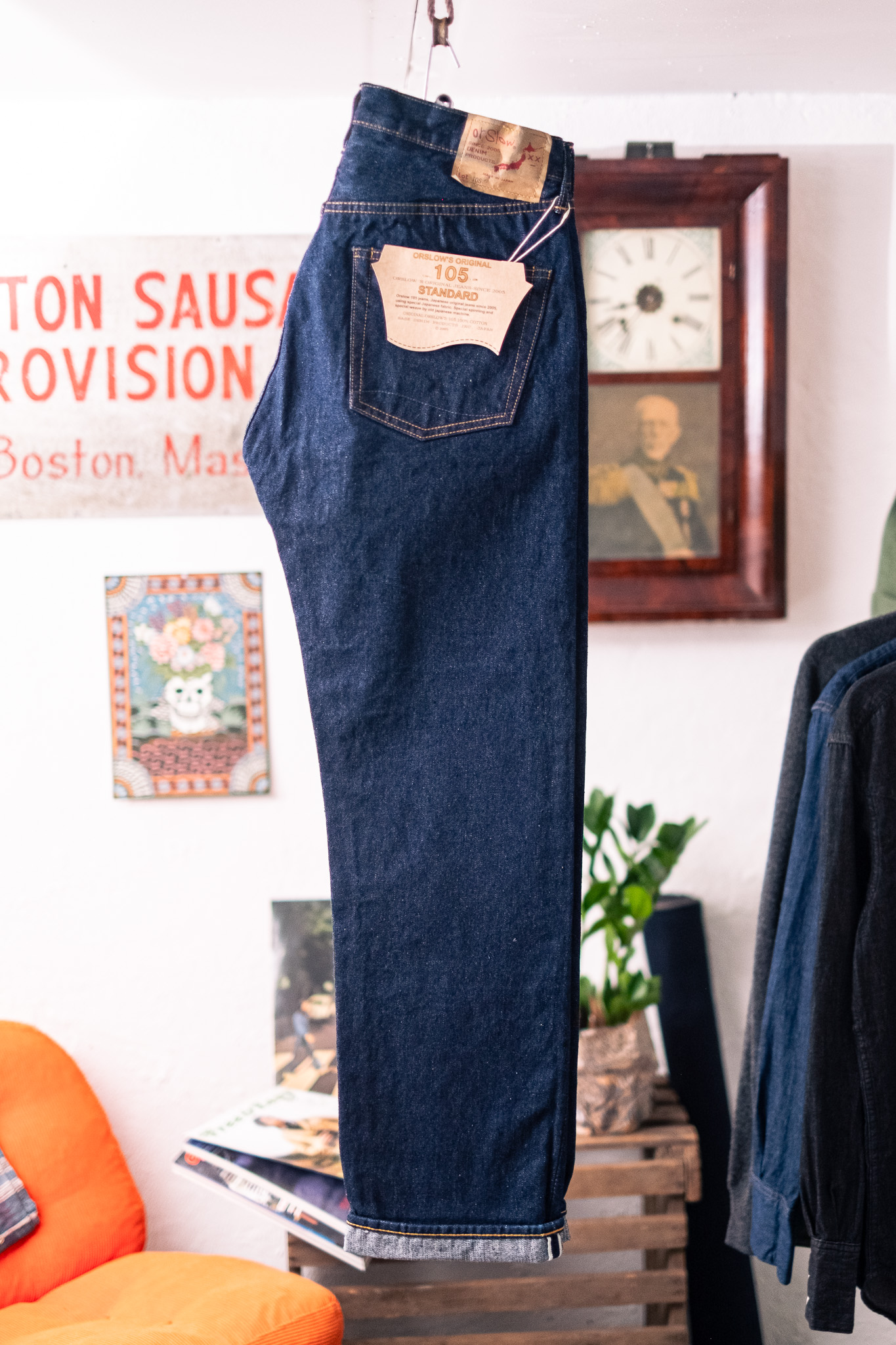 orSlow - 105 Standard Selvedge Denim One Wash