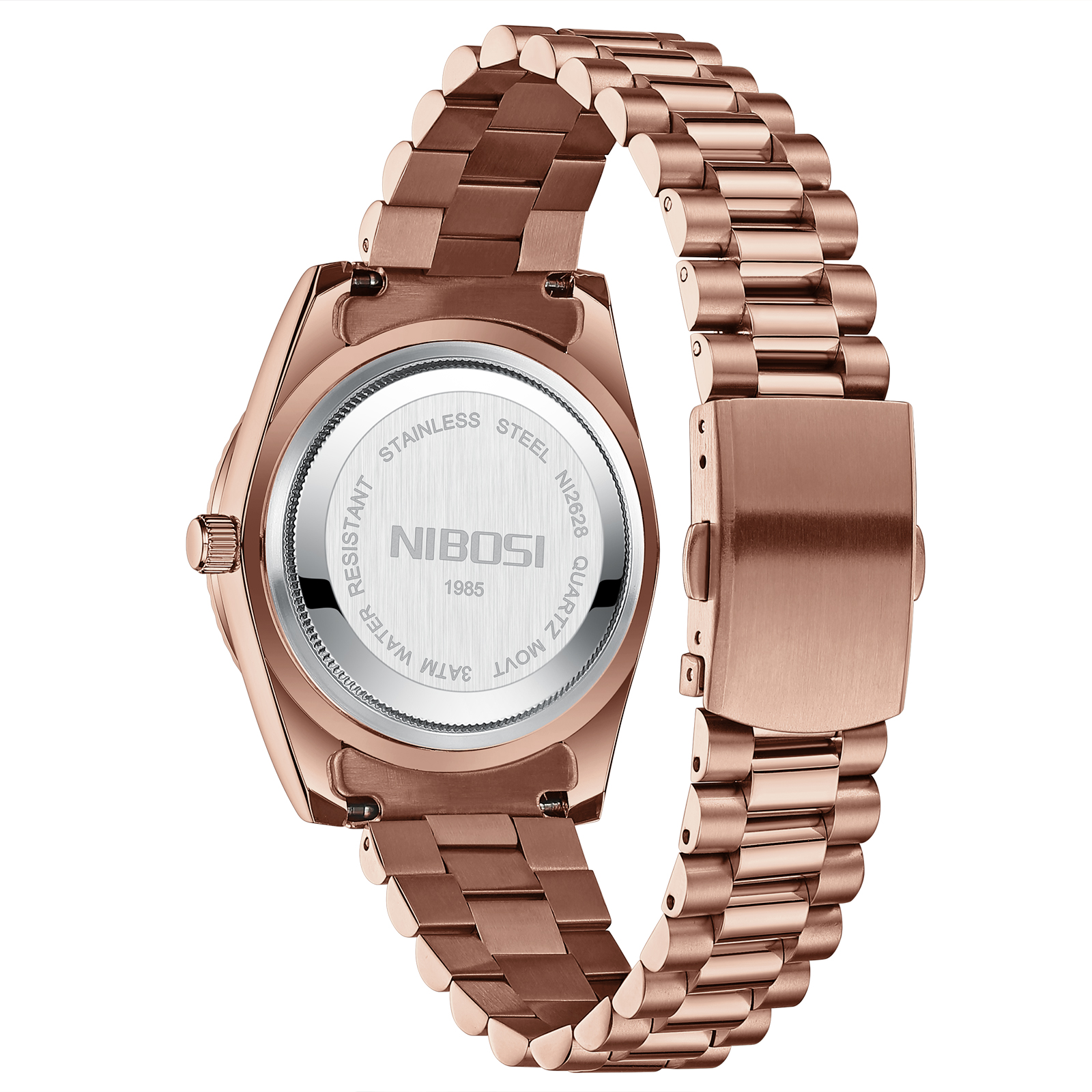 Nibosi Day-Date Roman Rose Brown - 4