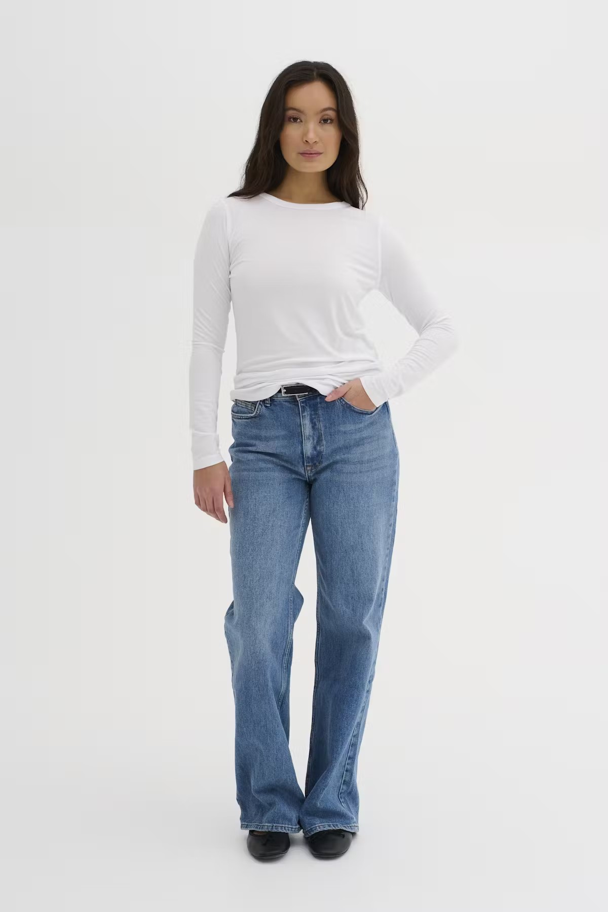 The Modal Blouse - Bright White - My Essential Wardrobe