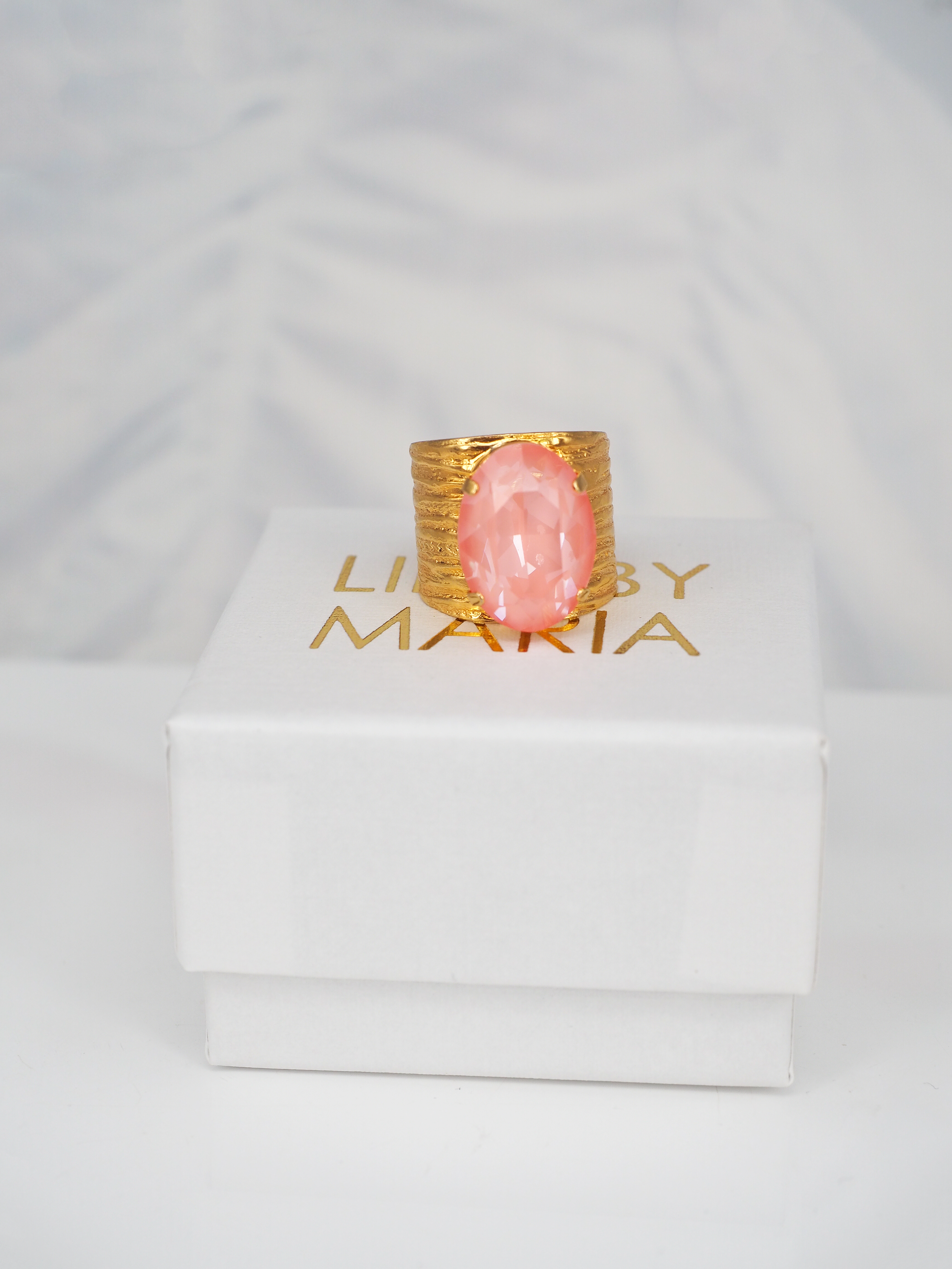 Ring Cleo Flamingo Ignite Gold